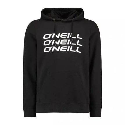 O'neill men's sweatshirt with kangaroo pocket, Triple black, fashionable