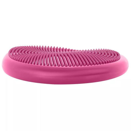 Jutimo-motorinė disko pagalvėlė su pompa 33 cm rožinė ENERO FIT