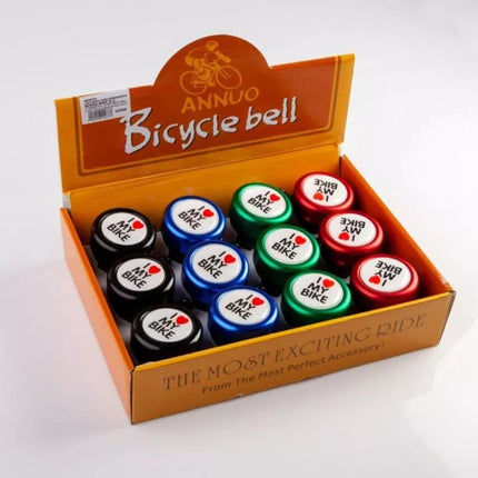 Aluminum/color bell, pack of 12