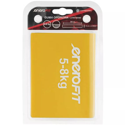 TRAINING TAPE FOR PILATES EXERCISES 2000x150x0.25MM 5-8KG YELLOW