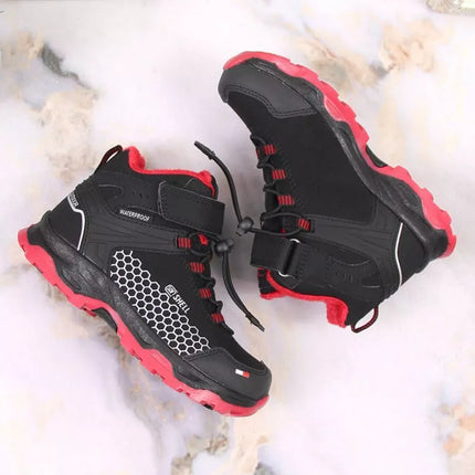 American Club Vaikiški Vandeniui Atsparūs Velcro Sniego Batai AM904B