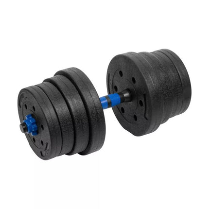 Bituminiai reguliuojami hanteliai su jungtimi 2x15kg REBEL ACTIVE