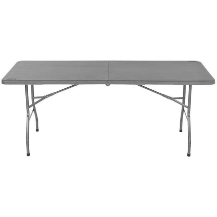 Sulankstomas į lagaminą banketų stalas 180x70cm, maks. 100kg, pilkas