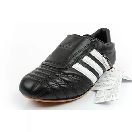 Adidas Women's Taekwondo Sports Shoes Black Leather Slip-On