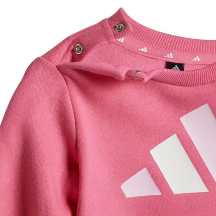 Adidas Essentials Rožinis ir pilkas vaikiškas treningas JY0303