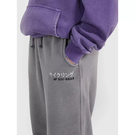 Boys' jogger sweatpants 4F 4FJRAW25TTROM1528-24S