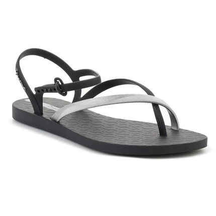 IPANEMA ELEGANT SAND moteriškos basutės, juodos/sidabrinės spalvos, 83782-BN808