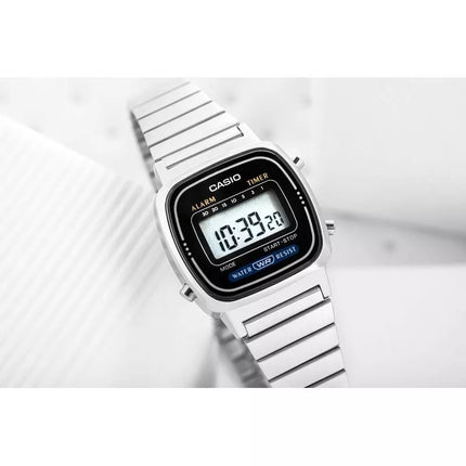 Moteriškas laikrodis CASIO LA670WA-1DF + DĖŽUTĖ