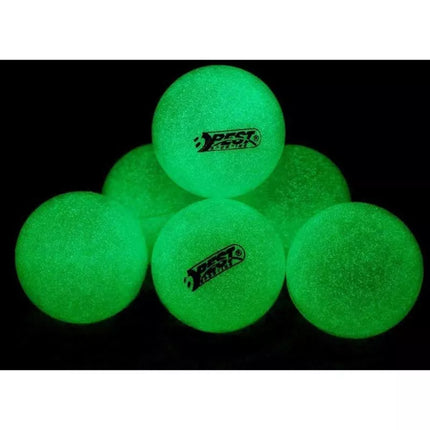 6-pack of luminous table tennis balls, BEST SPORTING