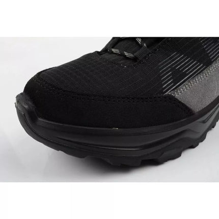 Vyriški trekingo sportiniai batai Adapta Gore-tex odiniai pilki juodi Aku