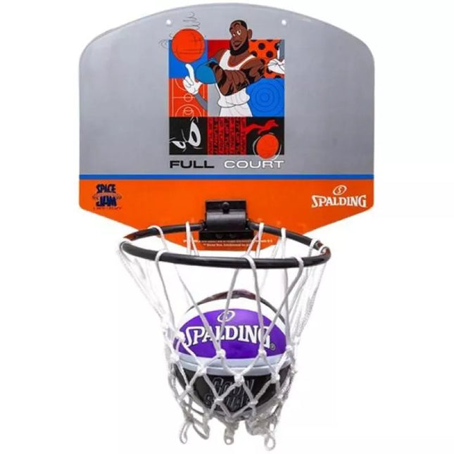 Spalding Space Jam Tune Squad Mini Krepsinio Kamuolio Lenta Pilka ir Oranžinė 79007Z