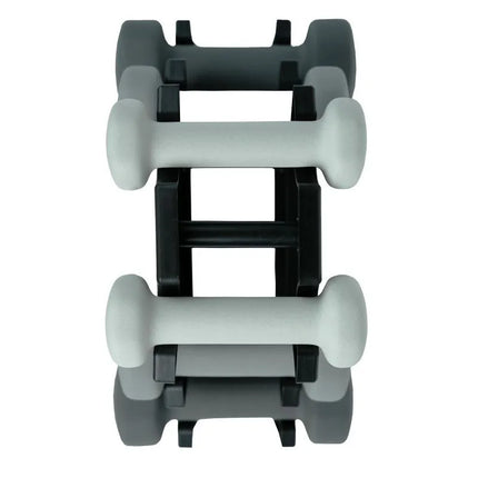 VIRTUFIT NEOPRENE DUMBBELL SET - BAR BELL SET - WITH HANDLE