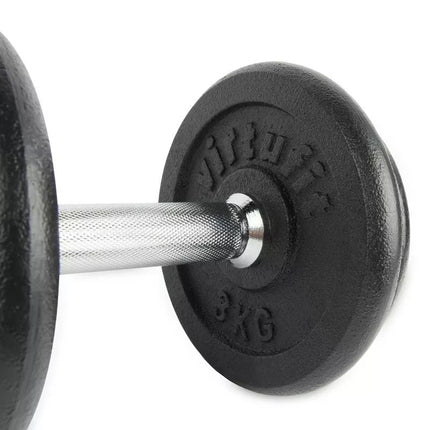 VIRTUFIT REGULIUOJAMŲ PRO HANTELIŲ RINKINYS - ŠTANGOS RINKINYS - KETAUS - 1 X 15 KG