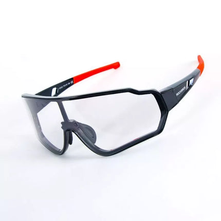 Rockbros sports glasses with photochromic black and red