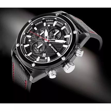 Vyriškas laikrodis Giewont Chronograph Safyro Juodas GW8810-A1