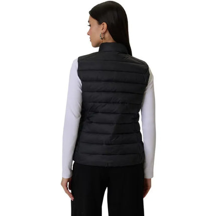 Women's vest 4F F347 deep black 4FWSS26TVJAF347 20S