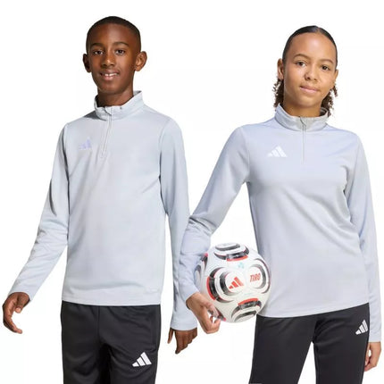 adidas Entrada 26 sportinė palaidinė šviesiai pilka vaikams JZ6637