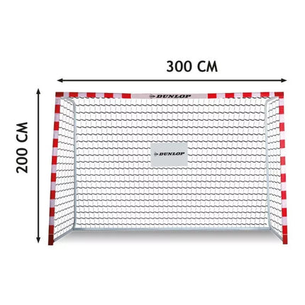 Football goal with net 300x200x110 cm Allround Dunlop - 0666