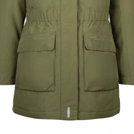 Trollkids Girls Alesund Coat Children's Winter Hooded Jacket Waterproof Down Green (301-323)