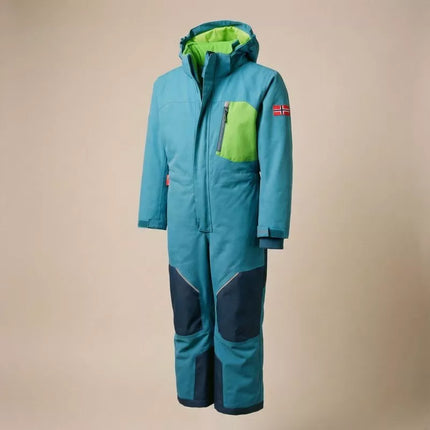Trollkids Kids Isfjord Snowsuit XT Winter Blue (639-104)