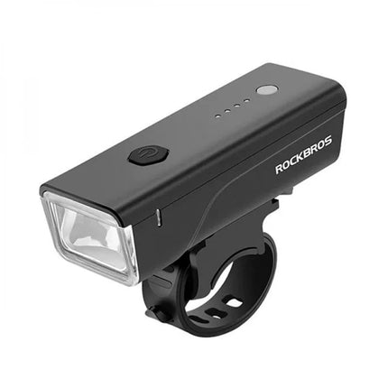Rockbros 24510003001 Priekinis dviračio žibintas 260 lm + USB-C - USB-A laidas - Juodas