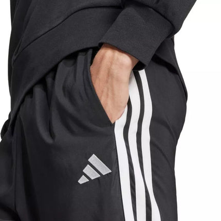 Vyriškos adidas Essentials Stanford kelnės su atvirais galais, juodos JC8491