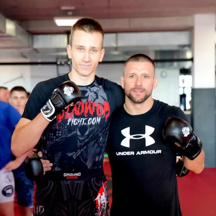 MMA treniruočių pirštinės M - Warrior Black - LegacySeries