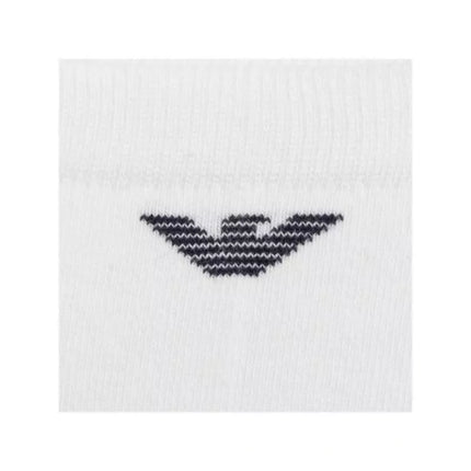Emporio Armani Calza ankle socks cotton white comfortable 3-pack