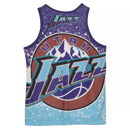 Mitchell & Ness NBA Utah Jazz Vyriški berankoviai sportiniai marškinėliai