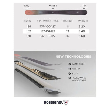ROSSIGNOL RALLYBIRD 102 OPEN skis