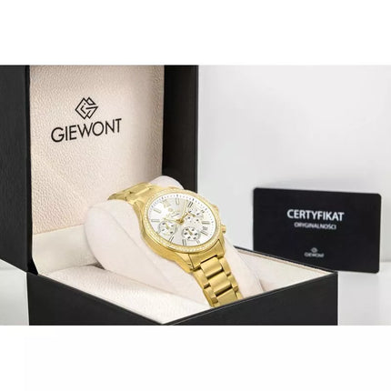 Giewont Sapphire Gold Silver Women's Watch GW3670-B2