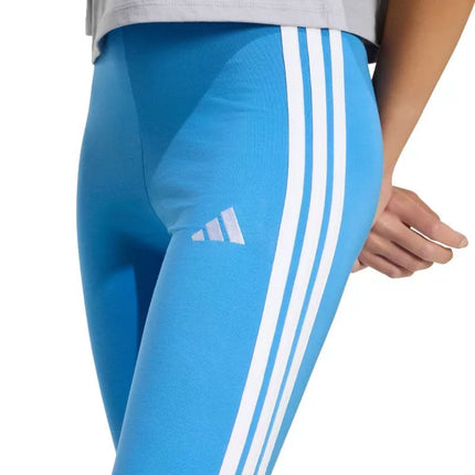 Women's adidas Essentials 3-Stripes Leggings Blue KC5179