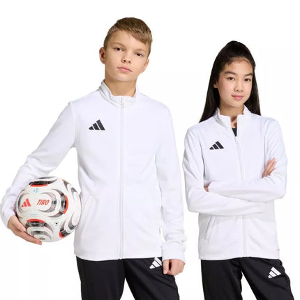 adidas Entrada 26 Track vaikiškas džemperis baltas JZ6605