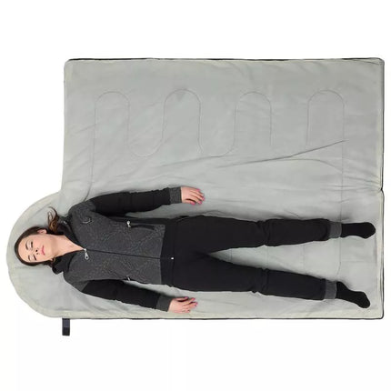 LIGHT TOURIST SLEEPING BAG 200X70CM GREY ENERO CAMP