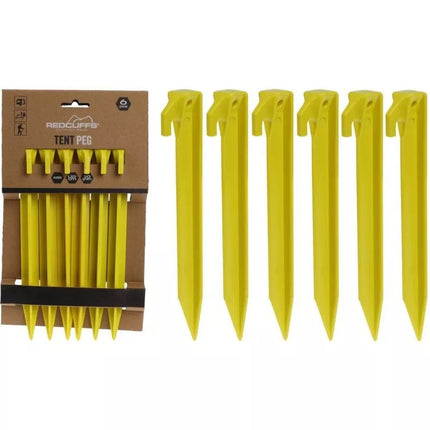 PALAPINĖS KUOLIUKAI 23CM PLASTIKINIAI, 6 VNT. RINKINYS REDCLIFFS
