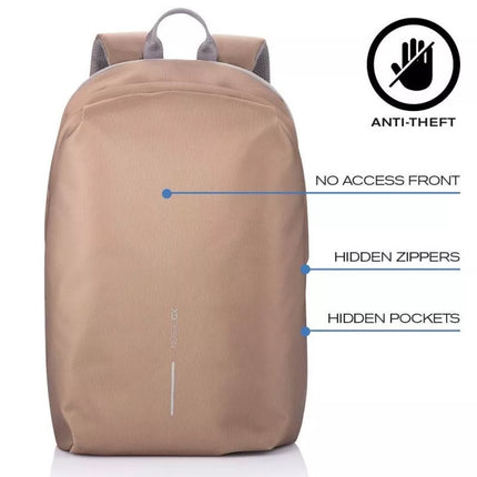 XD DESIGN KUPRINĖ NUO VAGYSTĖS BOBBY SOFT BROWN P/N: P705.796
