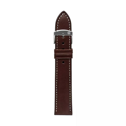 Zeppelin rudas odinis dirželis 22 mm