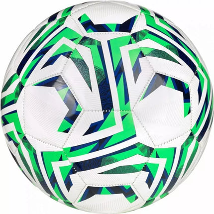 Klasikinis v25 baltas/žalias futbolo kamuolys
