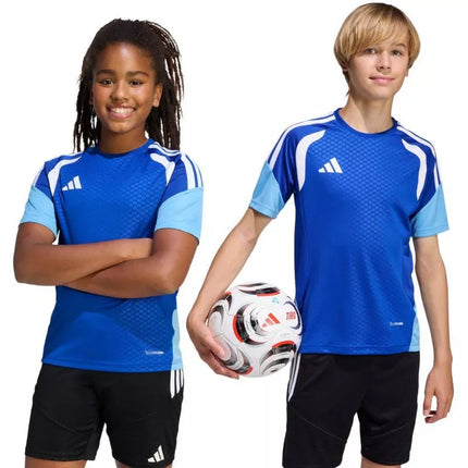 adidas Tiro 26 Competition Training Kids T-Shirt, Blue/Sky Blue KA7602