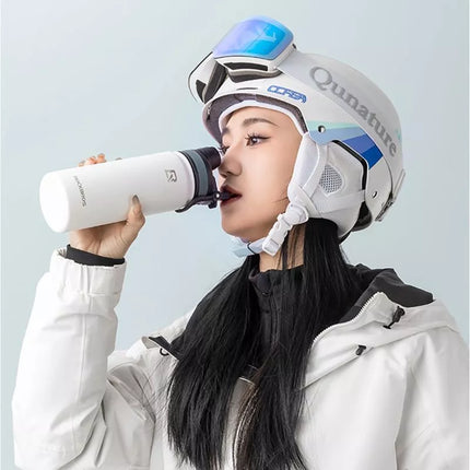 Rockbros 35210029006 thermal bicycle bottle for drinks 650 ml - white