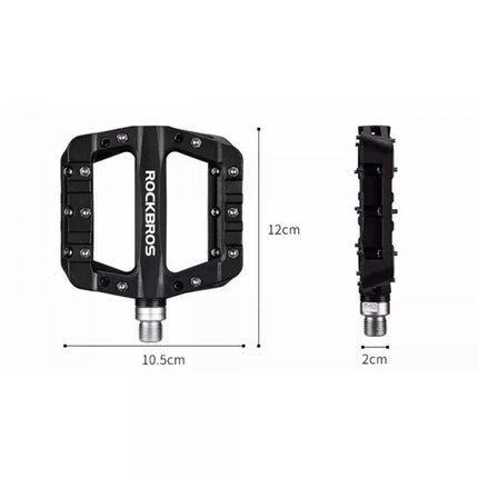 Rockbros 2017-12CBK Nylon Bicycle Pedal Set - Black