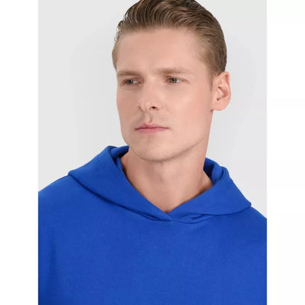 Men's sweatshirt with hood, open, 4F 4FWSS25TSWSM1749-36S