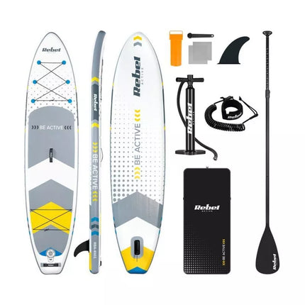 REBEL ACTIVE inflatable SUP board 350x81x15cm white