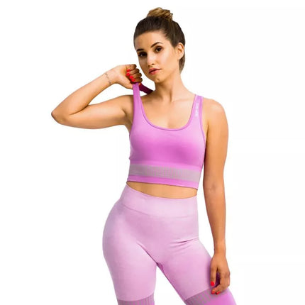 Dryžuota liemenėlė BRA-MAUVE Violetinė L GymHero