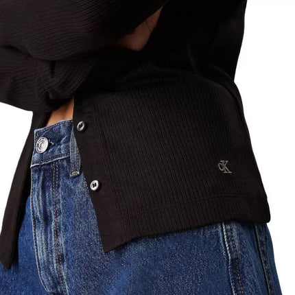 CALVIN KLEIN JEANS moteriškas tekstūrinis megztinis
