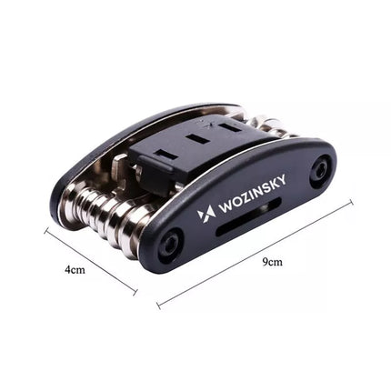 Wozinsky WWZ-01N 16 viename Daugiafunkcis Dviračio Taisymo Įrankių Rinkinys - Juodas