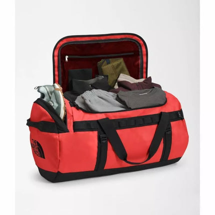 The North Face Base Camp Duffel L Sports Bag 95L Polyester Black, Red