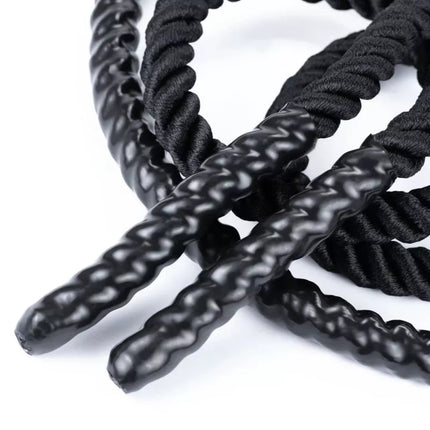 Heavy training jump rope made of 25 mm rope, length 270 cm