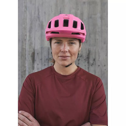 POC Axion Actinium Rožinė Matinė MTB Kalnų Dviračio Šalmas (10740_1723)