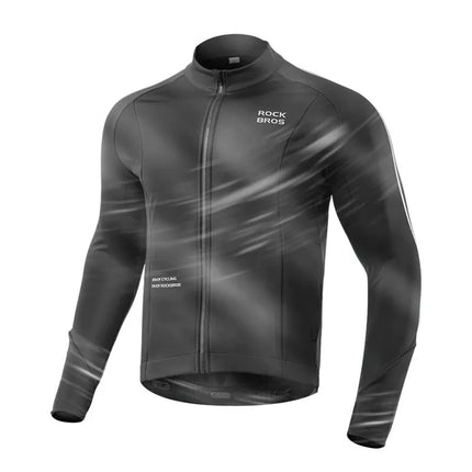 Rockbros Fall/Winter Long Sleeve Cycling Jacket M - Black